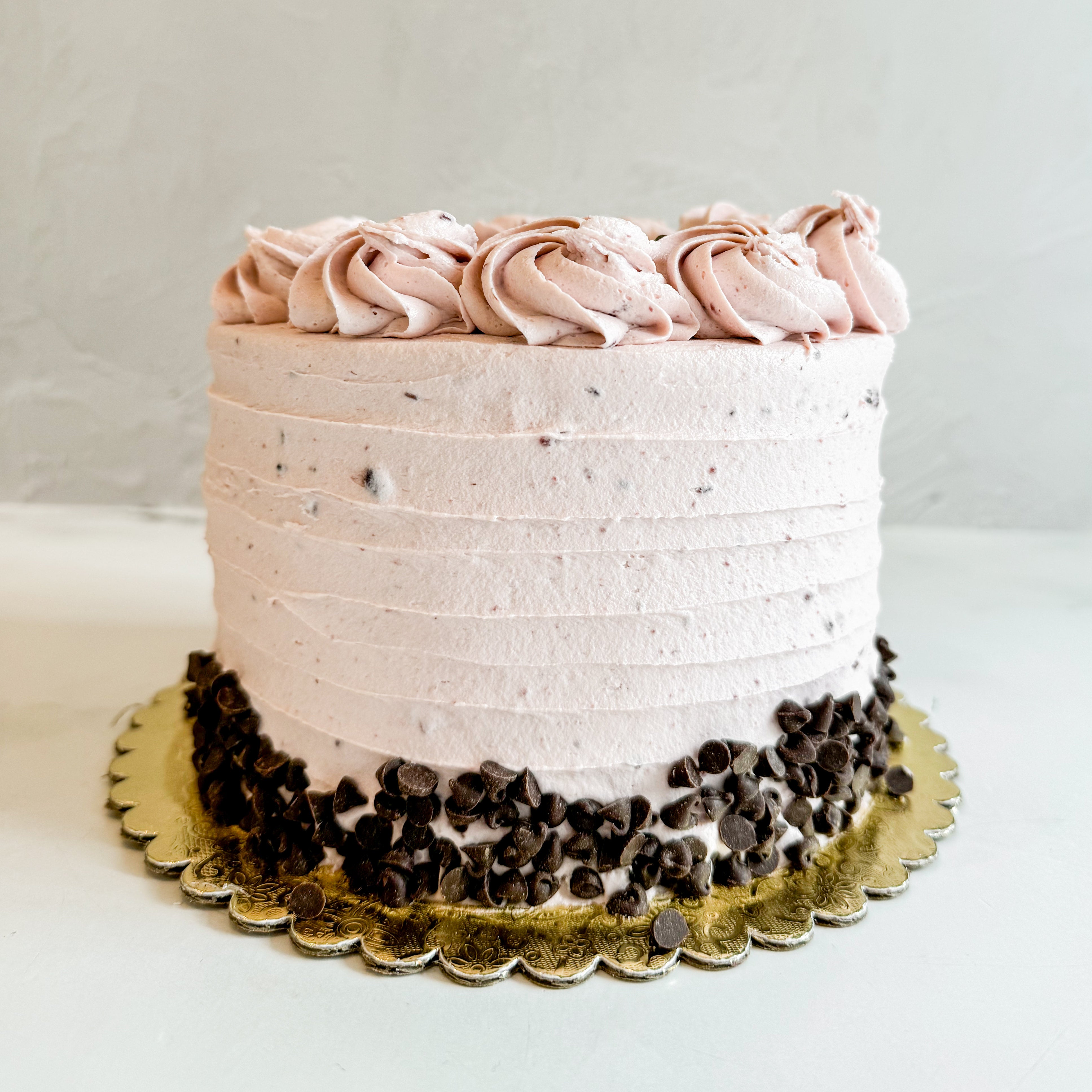 Black Raspberry Chip Cake | Tres Belle Cakes